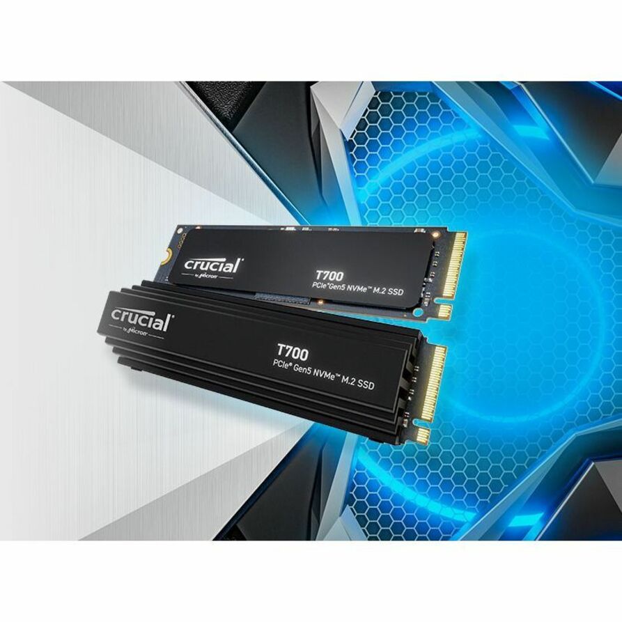 Disque SSD Crucial T700 2 To - M.2 2280 interne - PCI Express NVMe (PCI Express NVMe 5.0 x4) CT2000T700SSD3