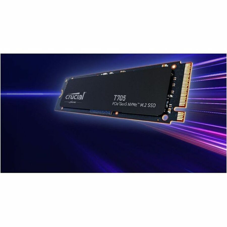Crucial T705 1 TB Solid State Drive - M.2 2280 Internal - PCI Express NVMe (PCI Express NVMe 5.0 x4) CT1000T705SSD3