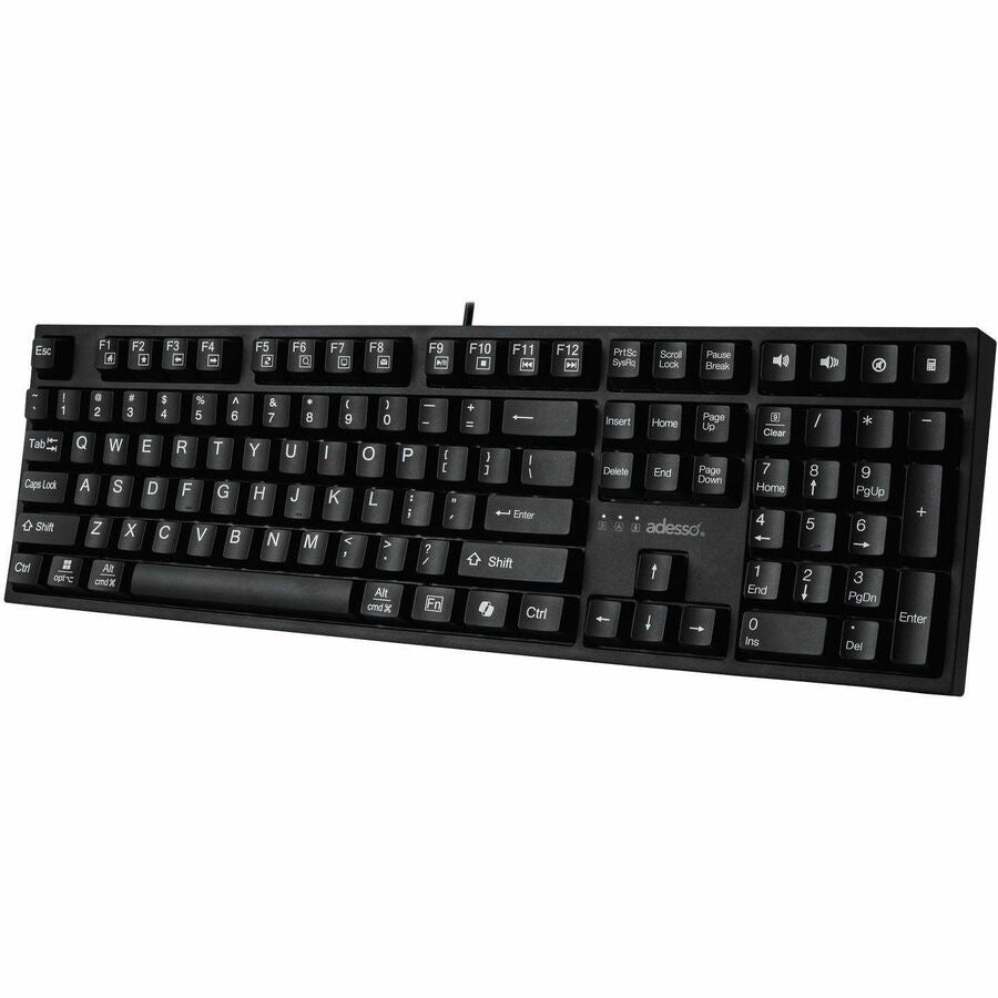 Adesso MultiOS Mechanical Keyboard With CoPilot AI Hotkey AKB670UB