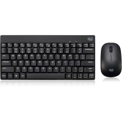 Adesso WKB-1100CB - Ensemble mini-clavier et souris sans fil résistant aux éclaboussures WKB-1100CB