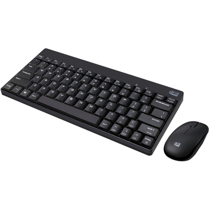 Adesso WKB-1100CB - Ensemble mini-clavier et souris sans fil résistant aux éclaboussures WKB-1100CB