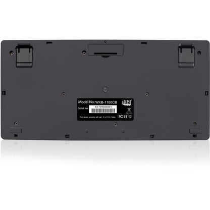 Adesso WKB-1100CB - Ensemble mini-clavier et souris sans fil résistant aux éclaboussures WKB-1100CB