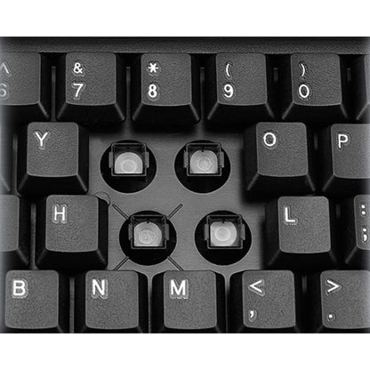 Adesso WKB-1100CB - Ensemble mini-clavier et souris sans fil résistant aux éclaboussures WKB-1100CB