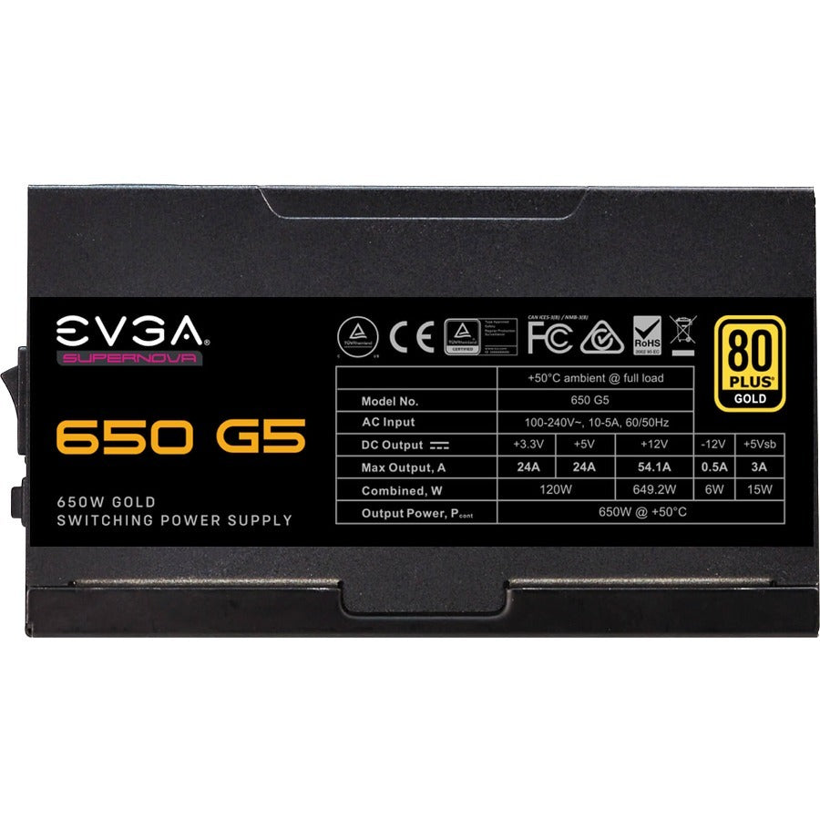 Alimentation EVGA SuperNOVA 650 G5 220-G5-0650-X1