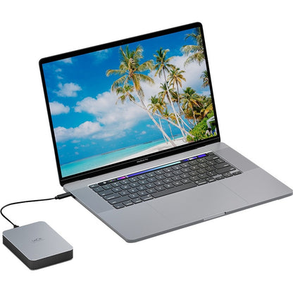 Disque dur externe LaCie Mobile Drive Secure STLR2000400 2 To - 2,5" - Gris sidéral STLR2000400