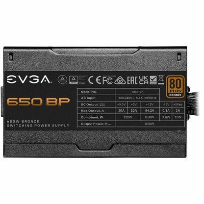 Alimentation EVGA 650 BP 650 W 100-BP-0650-K1