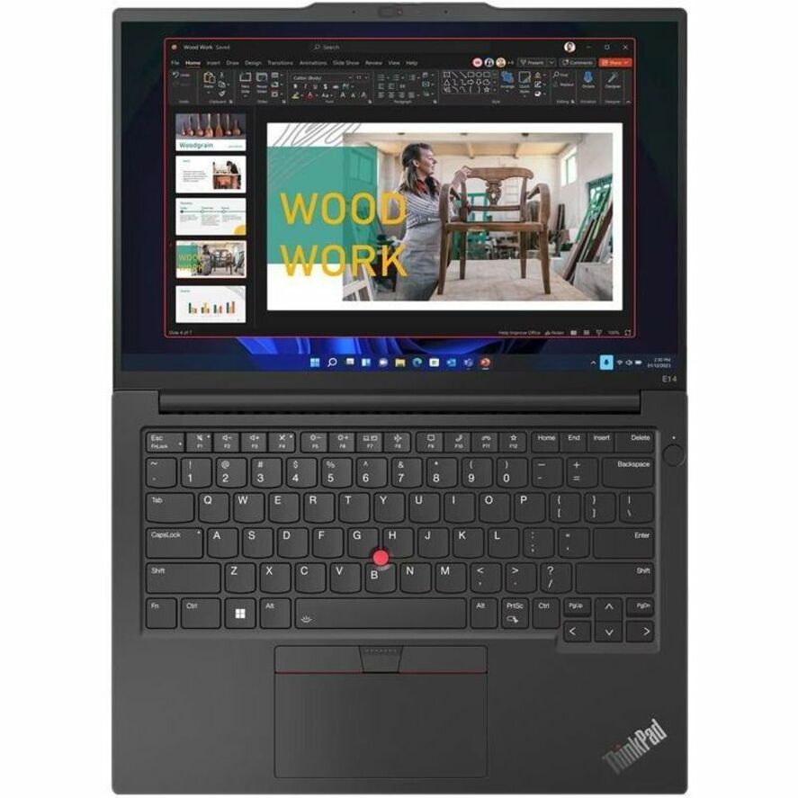 Ordinateur portable Lenovo ThinkPad E14 Gen 5 21JR001SUS 14" - WUXGA - AMD Ryzen 7 7730U - 16 Go - SSD 512 Go - Clavier anglais - Noir graphite 21JR001SUS