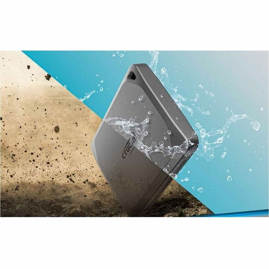 Crucial X9 Pro 2 TB Portable Solid State Drive - External - Gray CT2000X9PROSSD9