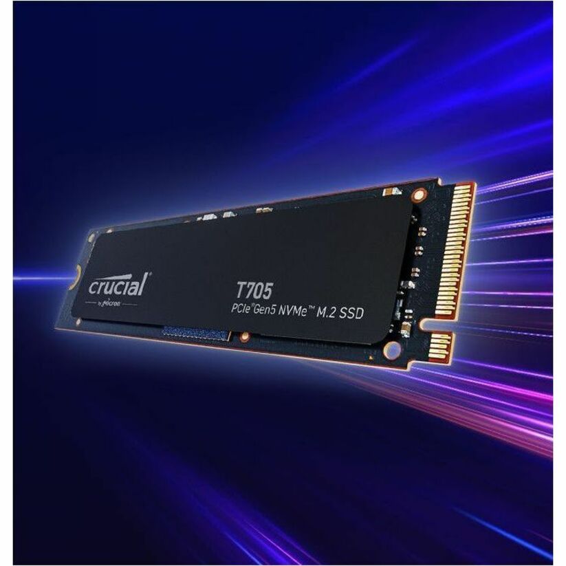Disque SSD Crucial T705 4 To - M.2 2280 interne - PCI Express NVMe (PCI Express NVMe 5.0 x4) CT4000T705SSD3