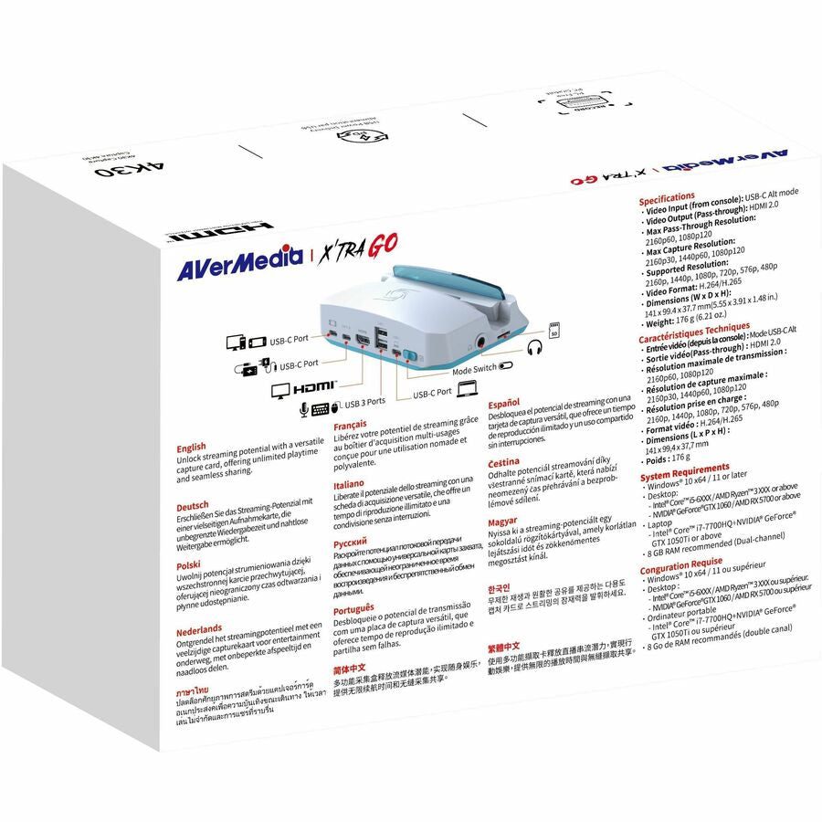 AVerMedia X'TRA GO (GC515) GC515 (Blanc)