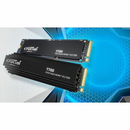 Disque SSD Crucial T700 4 To - M.2 2280 interne - PCI Express NVMe (PCI Express NVMe 5.0 x4) CT4000T700SSD3