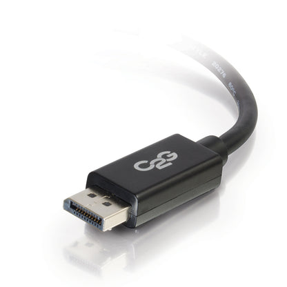 C2G 25ft DisplayPort Cable with Latches 8K UHD M/M - Black 54404