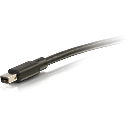 C2G 6ft Mini DisplayPort to DisplayPort Adapter Cable 4K 30Hz - Black 54301