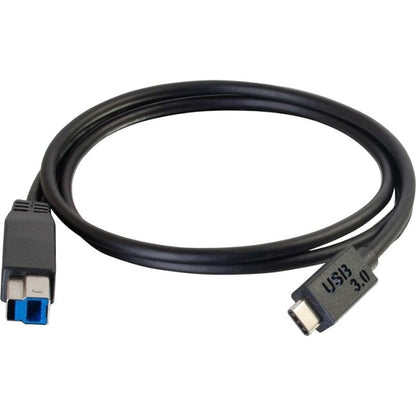 Câble USB 3.0 (USB 3.1 Gen 1) USB-C vers USB-B M/M C2G de 1,8 m (6 pi) - Noir 28866