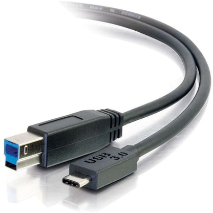 Câble USB 3.0 (USB 3.1 Gen 1) USB-C vers USB-B M/M C2G de 1,8 m (6 pi) - Noir 28866