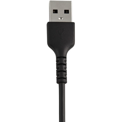 Câble USB-A vers Lightning noir durable de 30 cm de StarTech.com, câble de charge/synchronisation robuste et résistant pour Apple iPhone/iPad certifié MFi RUSBLTMM30CMB
