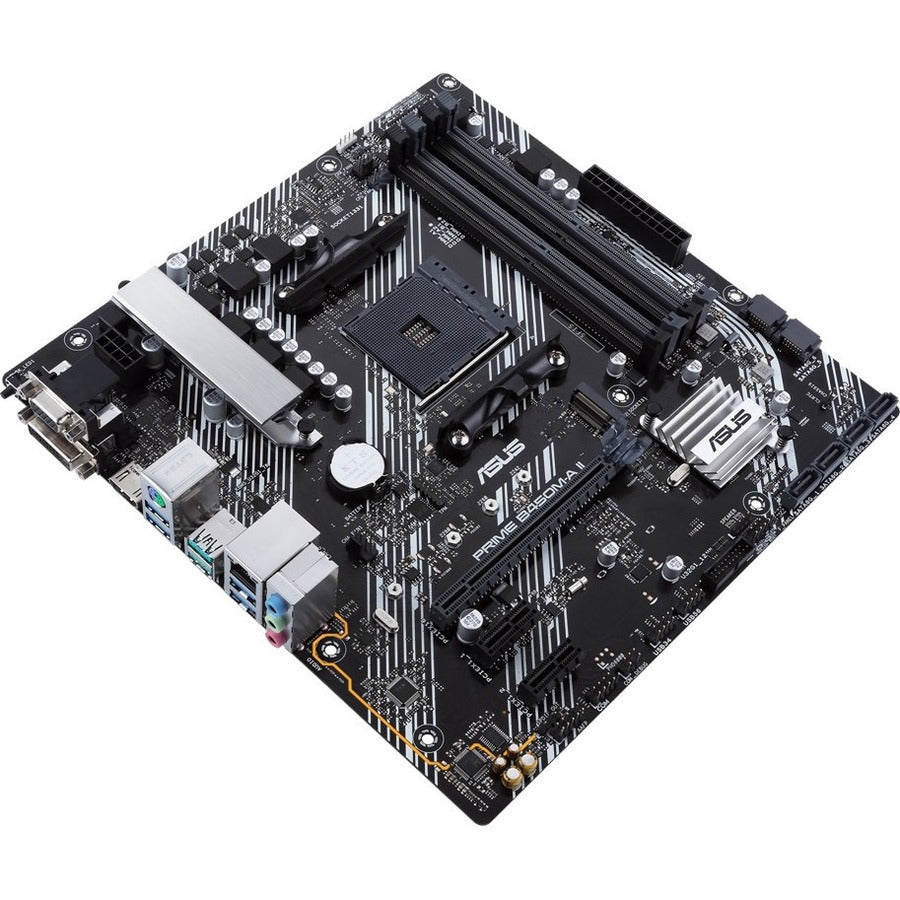 Carte mère de bureau Asus Prime B450M-A II - Chipset AMD B450 - Socket AM4 - Micro ATX PRIME B450M-A II