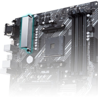 Carte mère de bureau Asus Prime B450M-A II - Chipset AMD B450 - Socket AM4 - Micro ATX PRIME B450M-A II