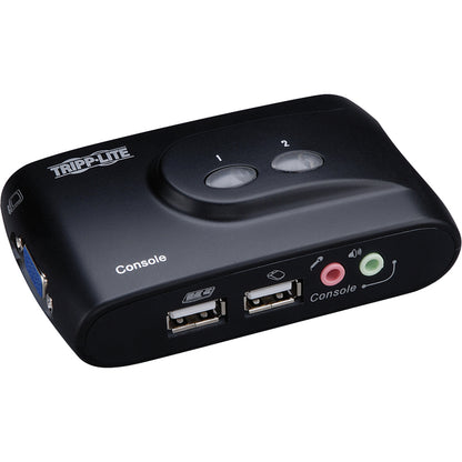 Tripp Lite B004-VUA2-K-R 2-Port USB KVM Switch B004-VUA2-K-R