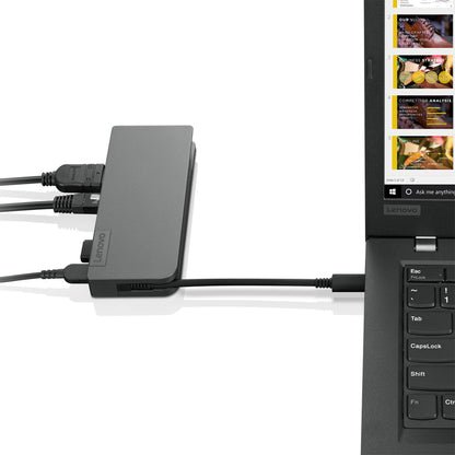 Concentrateur de voyage USB-C alimenté par Lenovo 4X90S92381