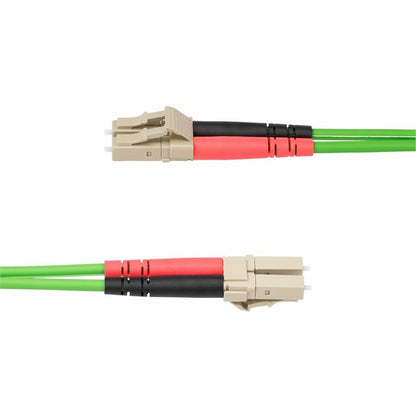 Câble à fibre optique multimode LC vers LC (UPC) OM5 de 15 m (49,2 pi) StarTech.com, cordon de raccordement à fibre optique duplex 50/125 µm, 40G/100G, LSZH LCLCL-15M-OM5-FIBER
