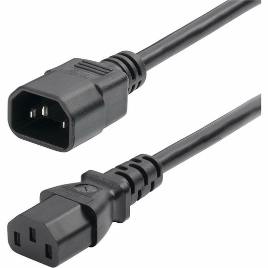 StarTech.com Rallonge d'alimentation de 60 cm, cordon d'alimentation PDU IEC 60320 C14 vers C13, 10 A 250 V, 18 AWG, homologué UL 8713-8200-POWER-CORD