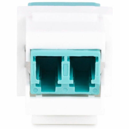 StarTech.com Coupleur LC vers LC, coupleur fibre LC, prise Keystone duplex LC/UPC, coupleur fibre optique Keystone pour panneau de brassage DMFKSLCLCCOUPLER