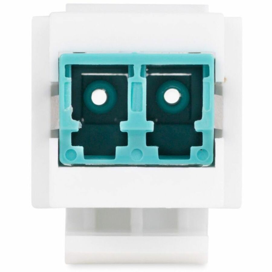 StarTech.com Coupleur LC vers LC, coupleur fibre LC, prise Keystone duplex LC/UPC, coupleur fibre optique Keystone pour panneau de brassage DMFKSLCLCCOUPLER