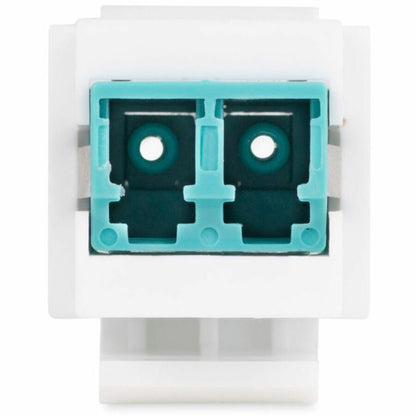 StarTech.com Coupleur LC vers LC, coupleur fibre LC, prise Keystone duplex LC/UPC, coupleur fibre optique Keystone pour panneau de brassage DMFKSLCLCCOUPLER