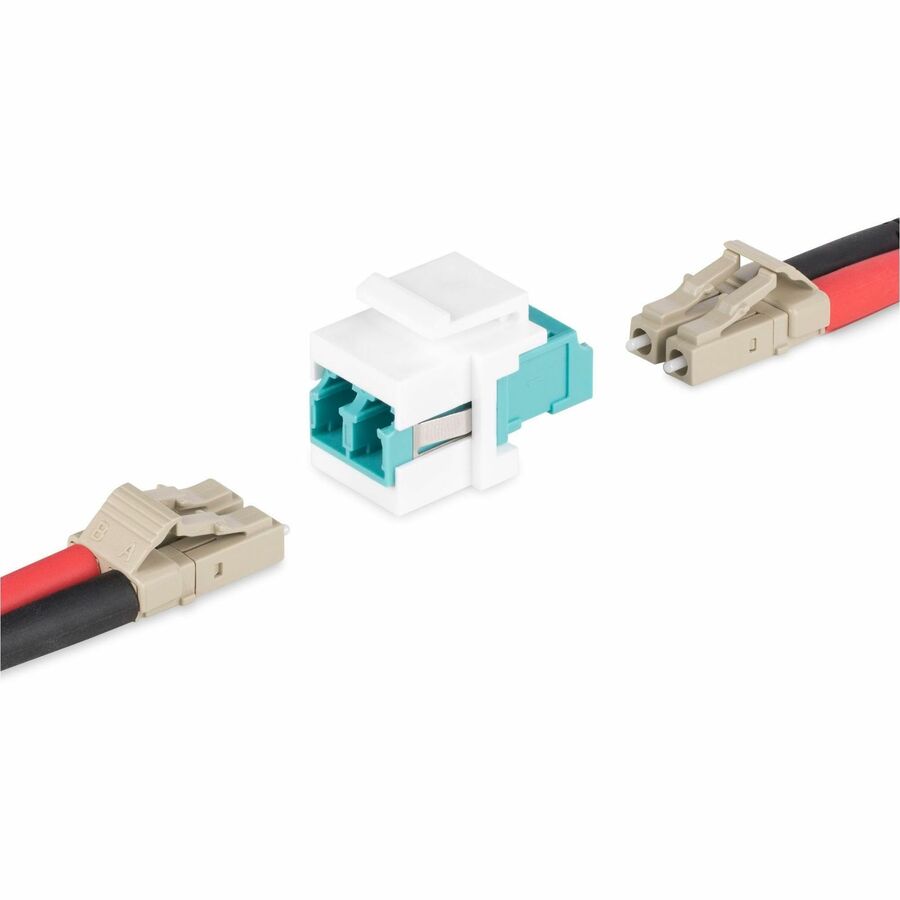 StarTech.com Coupleur LC vers LC, coupleur fibre LC, prise Keystone duplex LC/UPC, coupleur fibre optique Keystone pour panneau de brassage DMFKSLCLCCOUPLER