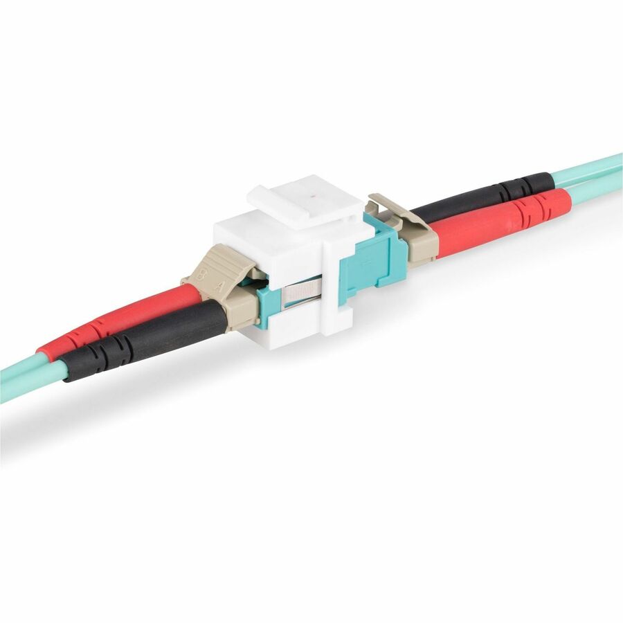 StarTech.com Coupleur LC vers LC, coupleur fibre LC, prise Keystone duplex LC/UPC, coupleur fibre optique Keystone pour panneau de brassage DMFKSLCLCCOUPLER