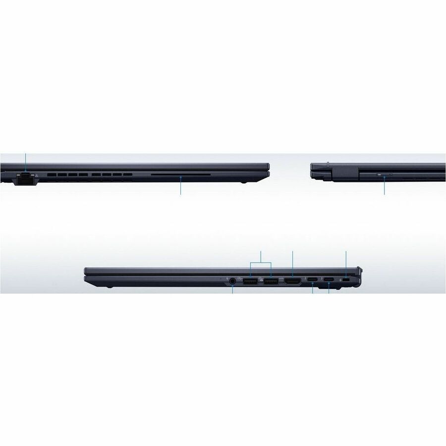 Asus ExpertBook B5 B5604 B5604CVF-P73-CA 16" Notebook - Intel Core i7 13th Gen i7-1355U - 32 GB - 1 TB SSD - Star Black B5604CVF-P73-CA