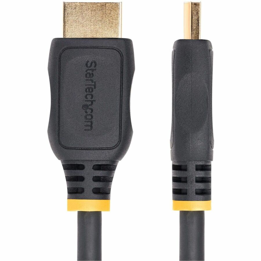 StarTech.com Câble d'extension HDMI 2.0 de 0,5 m (18 po), câble de protection de port HDMI haute vitesse, 4K 60 Hz, câble adaptateur d'extension HDMI mâle vers femelle HD2MF18INL