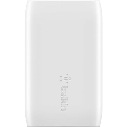 Belkin BoostCharge Dual Wall Charger with PPS + USB-C Cable with Lightning Connector - Power Adapter WCB007DQ1MWH-B5