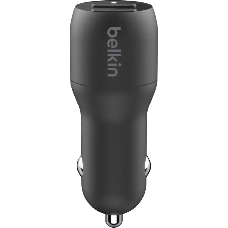 Chargeur de voiture Belkin BoostCharge Dual USB-A 24 W CCB001BTBK