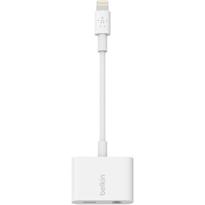 Belkin 3.5 mm Audio + Charge for iPhone and iPad Lightning Adapter F8J212BTWHT
