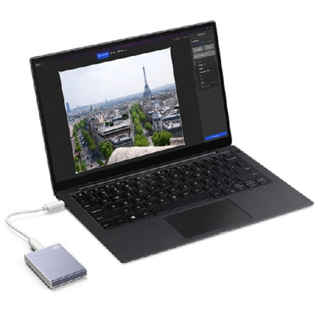 Disque SSD Seagate One Touch STKG1000402 1 000 Go - Externe 2,5" - SATA - Bleu STKG1000402