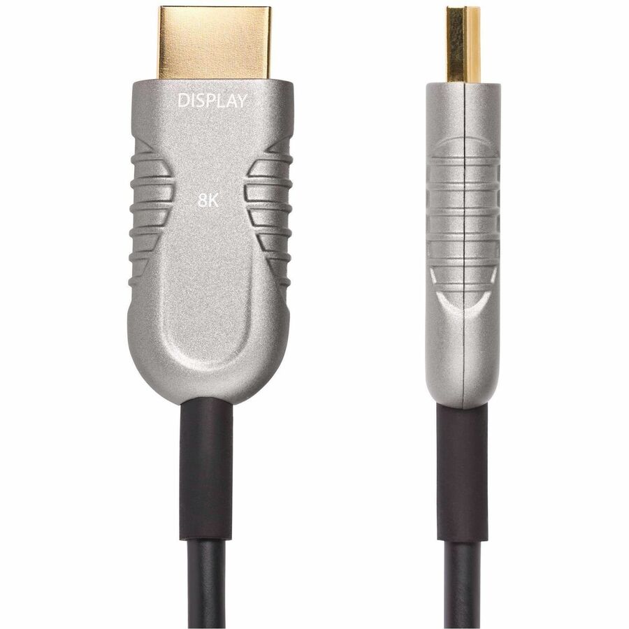 Câble optique actif hybride HDMI 2.1 (AOC) StarTech.com de 30,4 m (100 pi), CMP, certifié Plenum, câble HDMI 2.1/2.0 ultra haute vitesse 8K, 48 Gbit/s 8K-A-100F-HDMI-CABLE