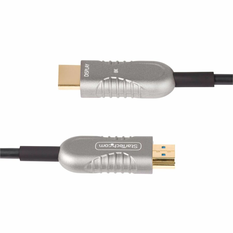 Câble optique actif hybride HDMI 2.1 (AOC) StarTech.com de 30,4 m (100 pi), CMP, certifié Plenum, câble HDMI 2.1/2.0 ultra haute vitesse 8K, 48 Gbit/s 8K-A-100F-HDMI-CABLE
