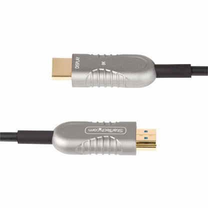 Câble optique actif hybride HDMI 2.1 (AOC) StarTech.com de 30,4 m (100 pi), CMP, certifié Plenum, câble HDMI 2.1/2.0 ultra haute vitesse 8K, 48 Gbit/s 8K-A-100F-HDMI-CABLE