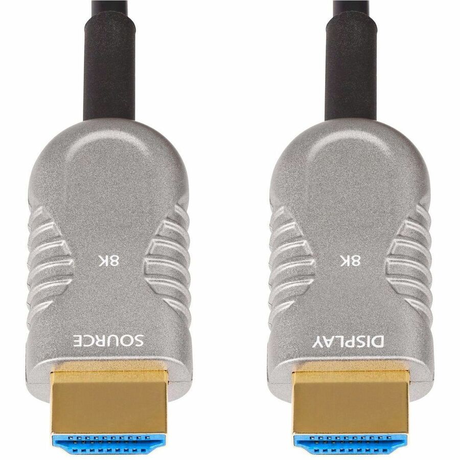Câble optique actif hybride HDMI 2.1 (AOC) StarTech.com de 30,4 m (100 pi), CMP, certifié Plenum, câble HDMI 2.1/2.0 ultra haute vitesse 8K, 48 Gbit/s 8K-A-100F-HDMI-CABLE