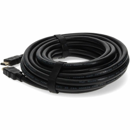 Câble noir HDMI 1.3 mâle vers mâle AddOn de 7,62 m (25,00 pi) HDMI2HDMI25F