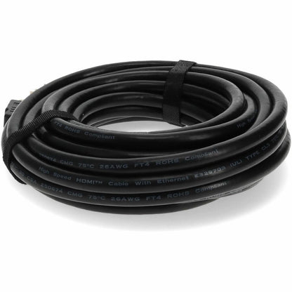 Câble noir HDMI 1.3 mâle vers mâle AddOn de 7,62 m (25,00 pi) HDMI2HDMI25F