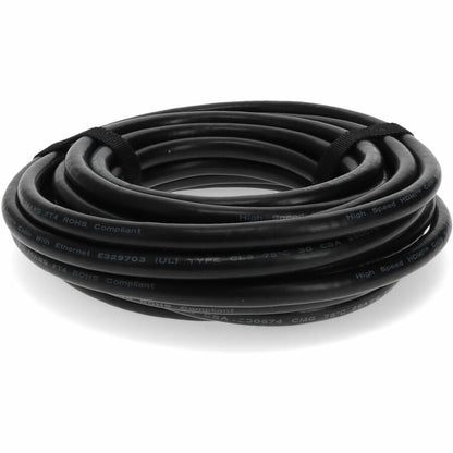 Câble noir HDMI 1.3 mâle vers mâle AddOn de 7,62 m (25,00 pi) HDMI2HDMI25F