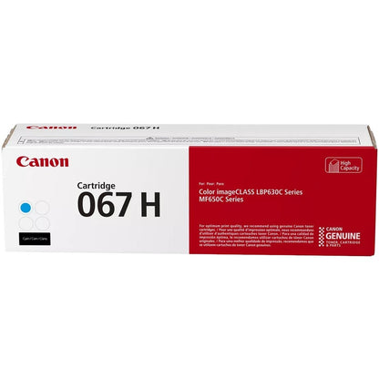 Cartouche de toner laser haute capacité d'origine Canon 067 - Cyan - 1 unité 5105C001