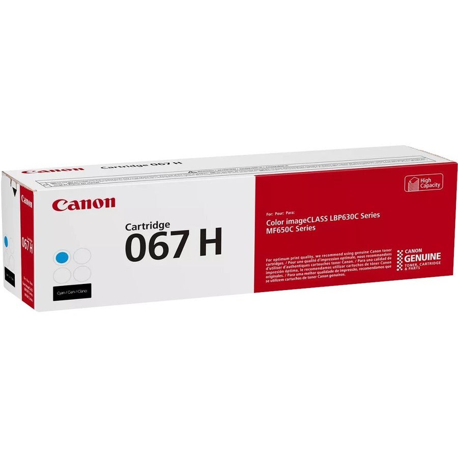 Cartouche de toner laser haute capacité d'origine Canon 067 - Cyan - 1 unité 5105C001
