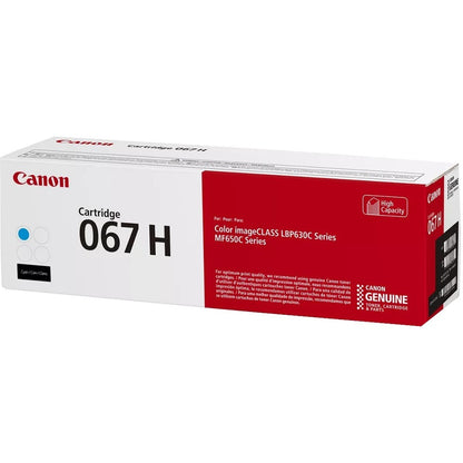 Cartouche de toner laser haute capacité d'origine Canon 067 - Cyan - 1 unité 5105C001