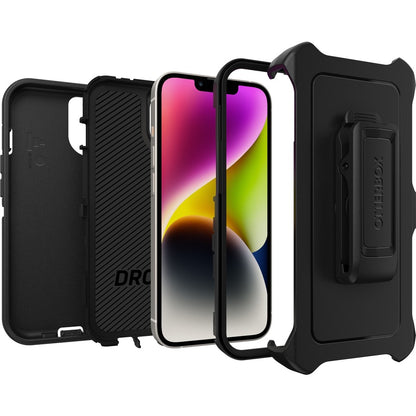 Étui de transport robuste OtterBox Defender (Holster) pour smartphone Apple iPhone 13 - Noir 77-85437