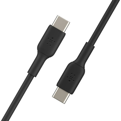 Câble Belkin BoostCharge USB-C vers USB-C (1 mètre / 3,3 pieds, noir) CAB003BT1MBK