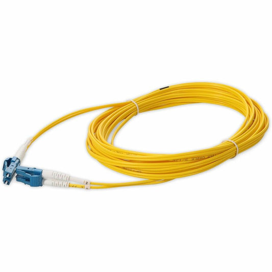 Câble de raccordement jaune duplex LC/LC OS1 en fibre monomode (SMF) AddOn 2M ADD-LC-LC-2M9SMF